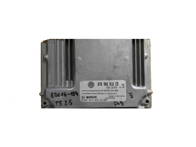 Ecu vw t5 2.5 070906016eb 0281014892 dopiszę  EDC16154,   Bosch 