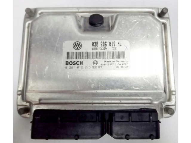 Блок управления vw skoda 1.9tdi 038906019nl иммобилайзер off !  0281012276,   Bosch 