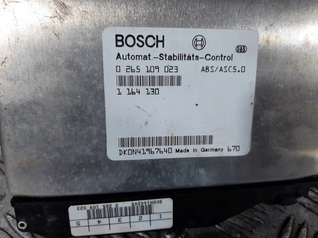 Bmw e39 523i 2.5 24v 96r модуль управления блок абс asc bosch  0265109023 0265109023     