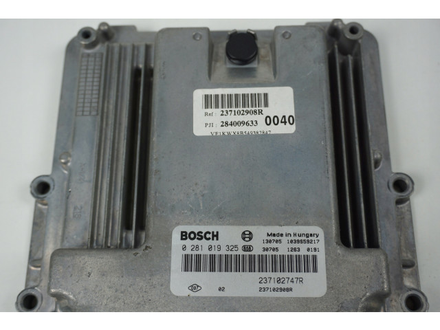 Блок управления блок управления двигателем ecu clio iv 1.5 dci  237102747R, 0281019325 237102747R Renault  