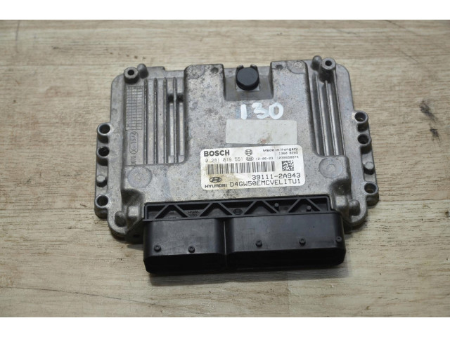 БЛОК УПРАВЛЕНИЯ ДВИГАТЕЛЕМ Hyundai i30 II 1.6 CRDI  0281019551, 39111-2A943 39111-2A943   