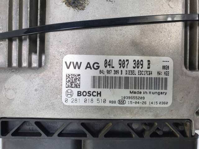 Блок управления двигателем ecu 04l907309b edc17c64 1.6 tdi  04L907309B,   Skoda  