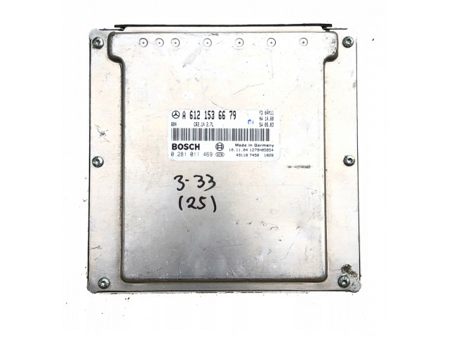 Ecu mercedes w203 2.7cdi a6121536679 0281011469  A6121536679,   Bosch 