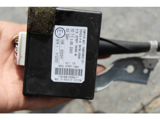 Řídící jednotka  89661-02D71, MB175800-9570  Toyota   