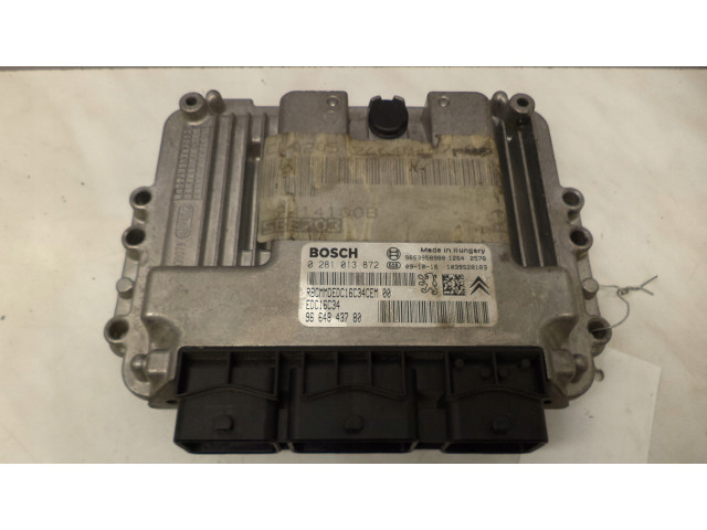 Блок управления модуль управления комплект 9664843780 peugeot 207  0281013872,   Bosch 