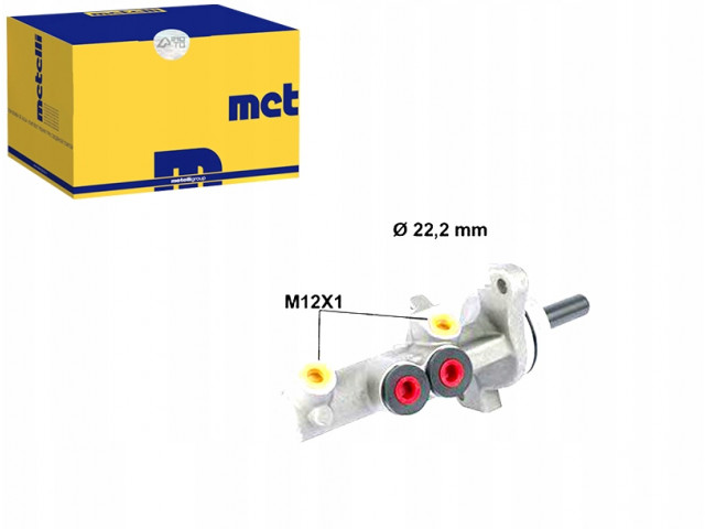 Hlavní brzdový válec METELLI 1K1614019M 41497 202833 61  05-0833,     