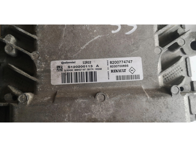 Блок управления ecu twingo renault s120200113a   S120200113A, 8200774747 S120200113A, 8200774747   