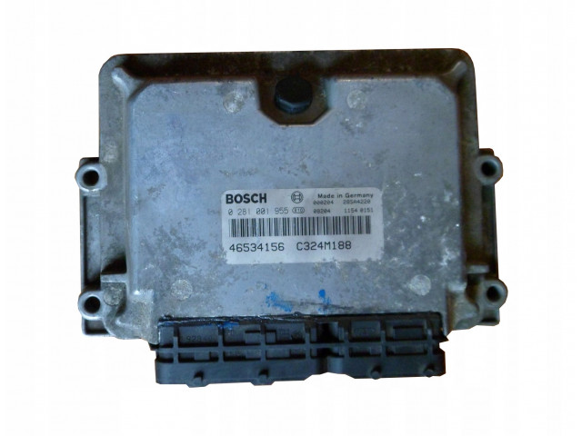 Блок управления fiat punto 1.9 46534156 0281001955 wyzero  46534156,  46789433   