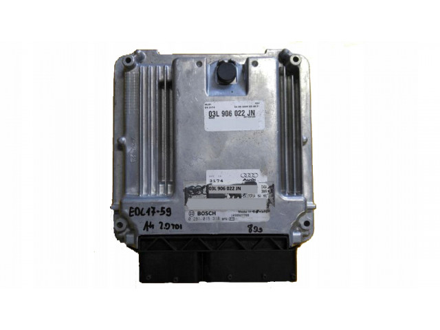 Ecu audi a4 2.0 03l906022jn 0281015318 dopiszę  03L906022JN,   Bosch 