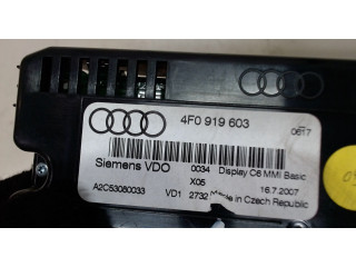 Дисплей мультимедиа  Audi A6 (C6) 2005-2011 4F0919603         