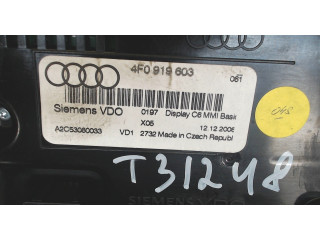 Дисплей мультимедиа  Audi A6 (C6) 2005-2011 4F0919603         