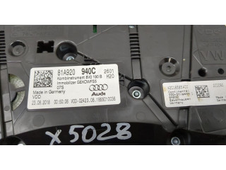 Панель приборов  Audi Q2 2016-2021       81A920940C     