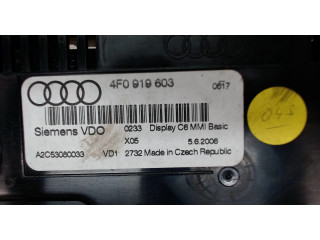Дисплей мультимедиа  Audi A6 (C6) 2005-2011 4F0919603         