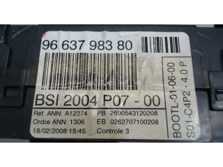 Блок BSI  Peugeot 207      9663798380   1.6