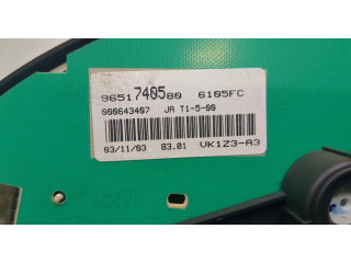 Панель приборов  Peugeot 206       6106FQ, 9651740580   1.4  Бензин