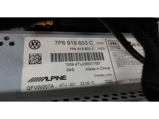 Дисплей мультимедиа  Volkswagen Touareg 2010-2014 7P6919603C        