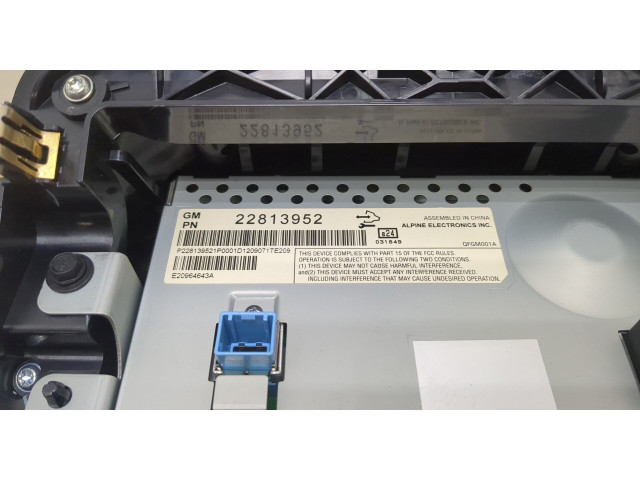 Дисплей бортового компьютера  Chevrolet Volt 2010-2015 22813952       