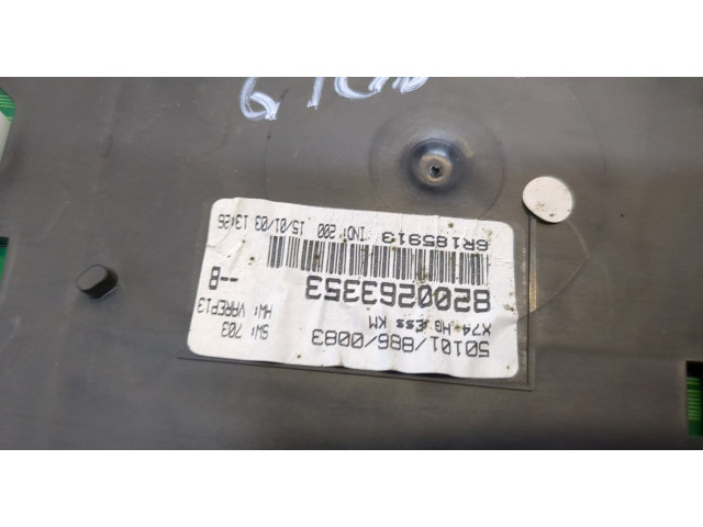 Панель приборов  Renault Laguna 2 2001-2007       8200263353     