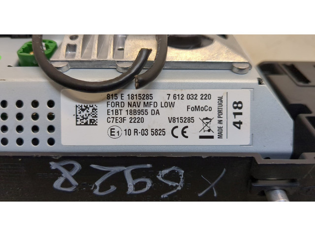 Дисплей бортового компьютера  Ford Focus 3 2011-2015 E1BT18B955DA, 7612032220       