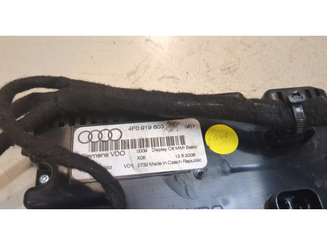 Дисплей бортового компьютера  Audi A6 (C6) 2005-2011 4F0919603         