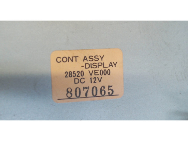 Дисплей бортового компьютера  Nissan Elgrand 1997-2002 28520VE000        