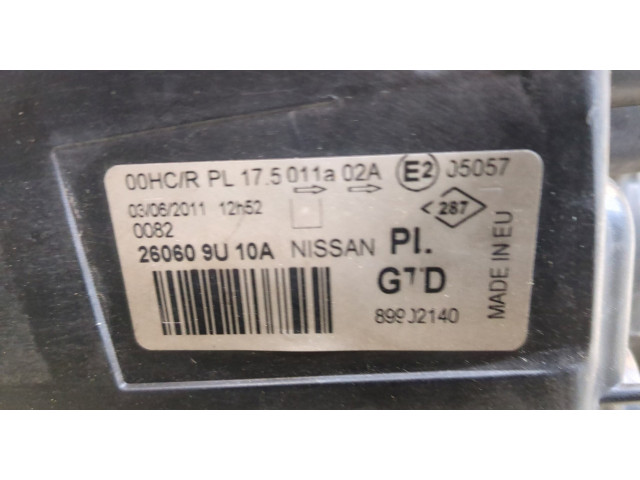 Фара передняя  Nissan Note E11 2006-2013 левая 