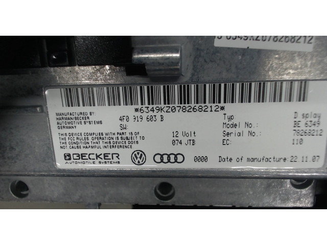 Дисплей бортового компьютера  Audi Q7 2006-2009 4f0319603b        