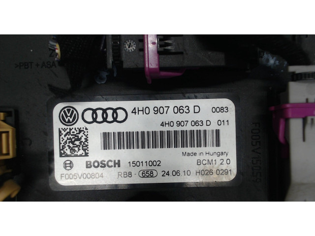 Блок комфорта  Volkswagen Touareg 2010-2014      4h0907063d   