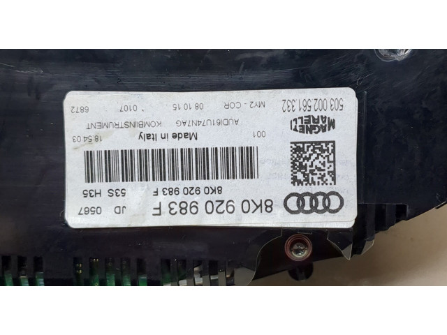 Панель приборов  Audi A4 (B8) 2011-2015       8K0920983F     
