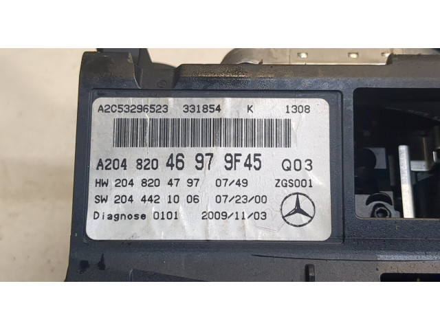 Дисплей мультимедиа  Mercedes C W204 2007-2013          