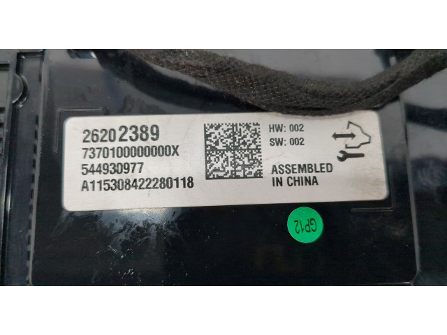 Дисплей бортового компьютера  Opel Insignia 2013-2017 26202389       