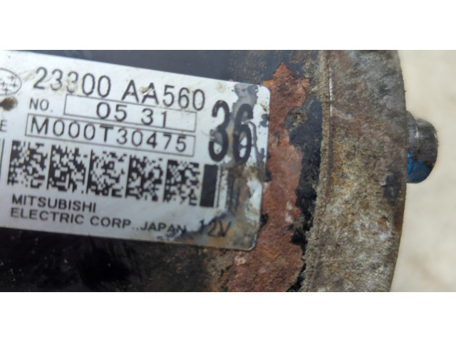 Стартер  Subaru Impreza (G12) 2007-2012   23300AA560, M000T30475   