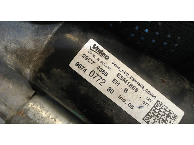 Стартер  Citroen C4 Picasso 2016-2018 1.2  9674077280   