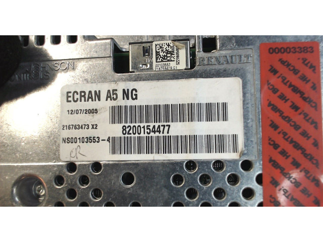 Дисплей бортового компьютера  Renault Espace 4 2002- 21676373X2, NS001035534, 8200154477   4      