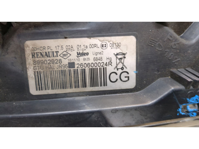 Фара передняя  Renault Scenic 2009-2012 левая 
