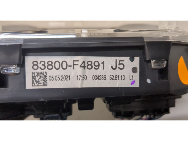 Панель приборов  Toyota C-HR       83800F4891     