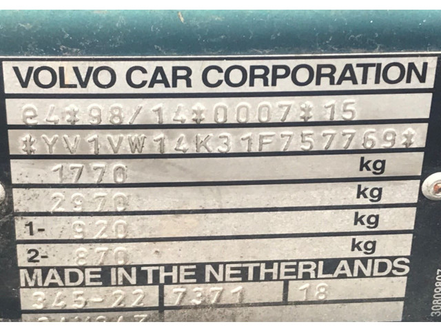 Стойка амортизатора  Volvo S40 / V40 1995-2004       1.8  бензин