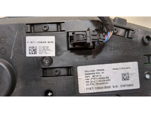 Панель приборов  Ford Focus 3 2014-2019       F1ET10849BME     