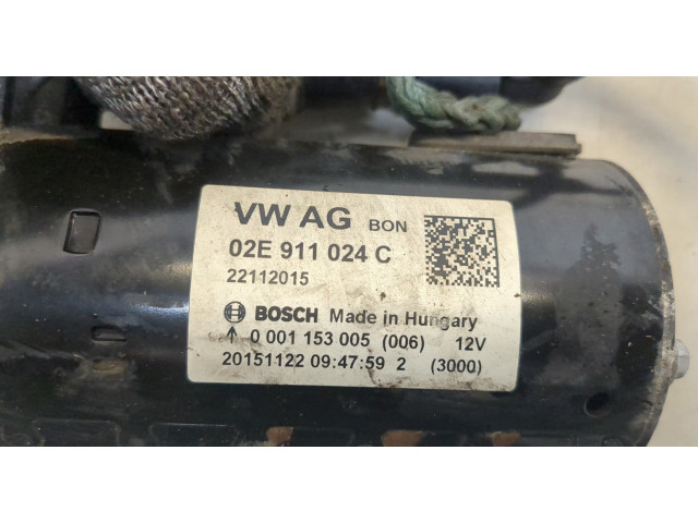 Стартер  Volkswagen Sharan 2015-   02E911024C, 0001153005   