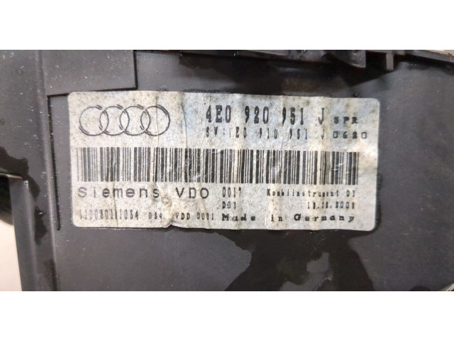 Панель приборов  Audi A8 (D3) 2007-2010            