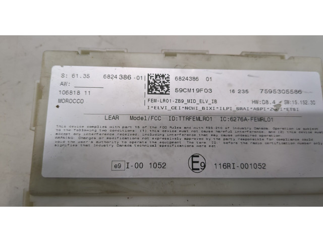 Блок комфорта  BMW 3 F30 2012-2019      61356824386, 6824386  