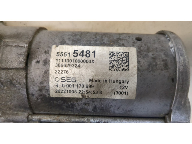 Стартер  Buick Encore GX 2019-2024 1.2  55515481   