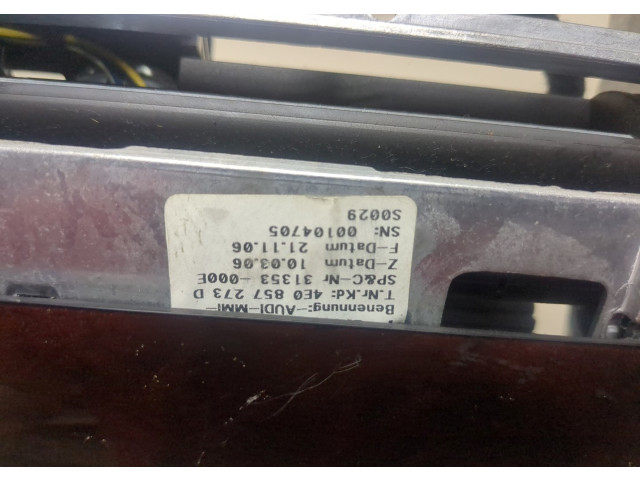 Дисплей бортового компьютера  Audi A8 (D3) 2002-2010 4E0919603F, 4E0857273F       