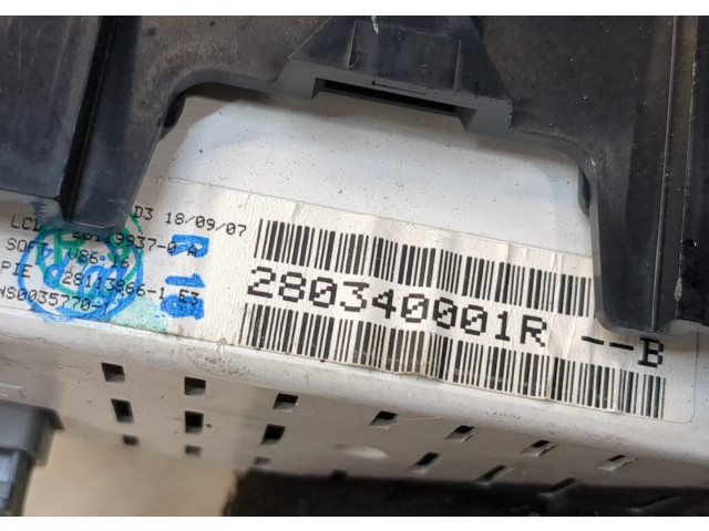 Дисплей бортового компьютера  Renault Laguna 3 2009- 28040001R   3      