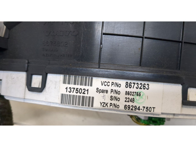 Панель приборов  Volvo XC70 2002-2007       8673802     