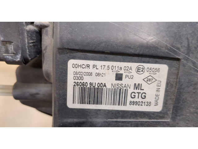 Фара передняя  Nissan Note E11 2006-2013 правая 