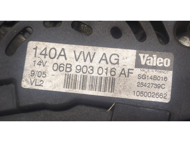 Генератор  Audi A4 (B7) 2005-2007       06B903016AB, 06B903019EX, 06J903023CX    