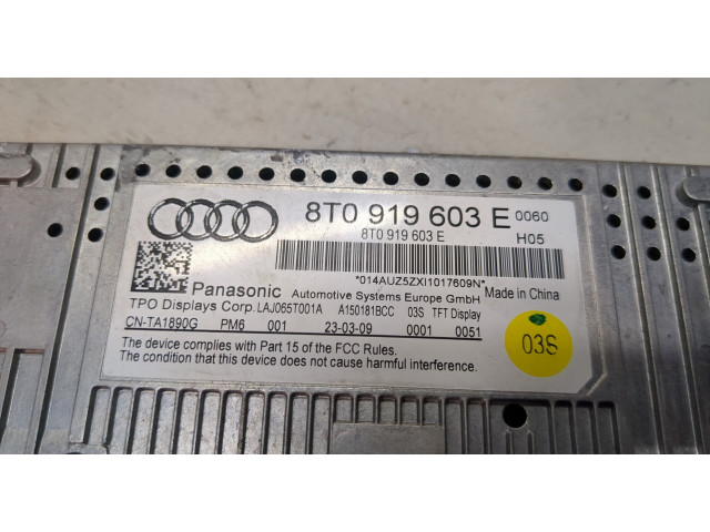 Дисплей бортового компьютера  Audi A5 2007-2011 8T0919603E        