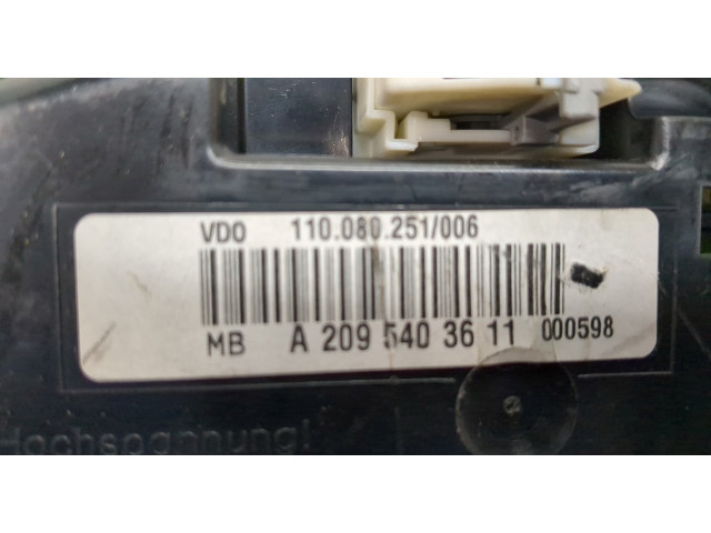 Панель приборов  Mercedes CLK W209 2002-2009       A2095403611     