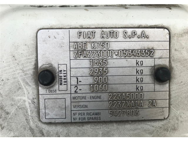 Диск тормозной  Fiat Doblo 2001-2005 1.2  передний          